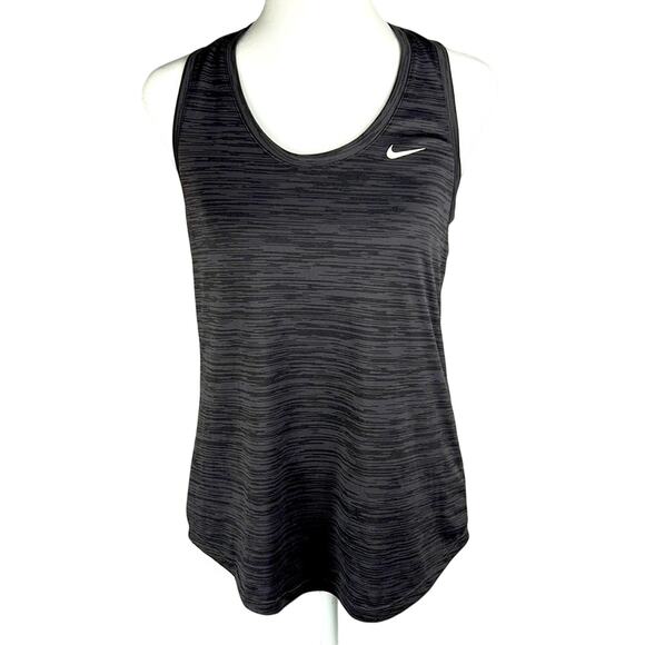 𝅺Nike Dri-Fit Women's Workout Tank Gray Heather Size S Athleisure Workout - Picture 1 of 6